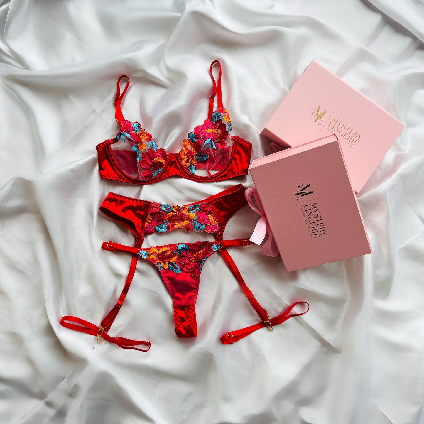 Red Obsession Lingerie Set